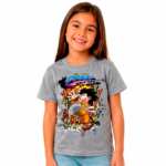 Polera Niña 100% Algodón 160 Grs goku